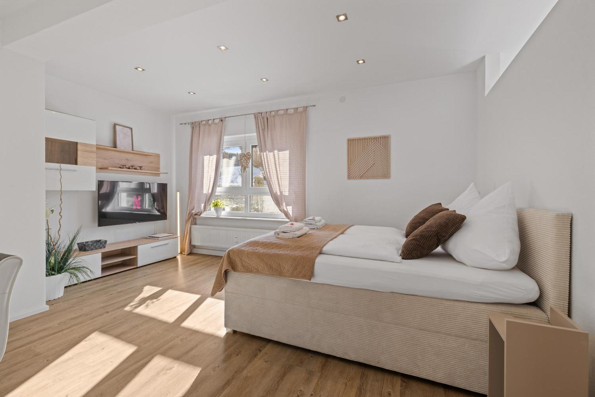 Goldcream Suites - Modern - Netflix - Free Parking Guntzbourg Extérieur photo